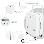 EB White 20 Inch Aluminum Frame With Front open Compartment