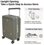 EB Sliver 22 Inch Aluminum Frame With Front open Compartment