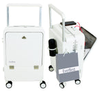 EB White 20 Inch Aluminum Frame With Front open Compartment
