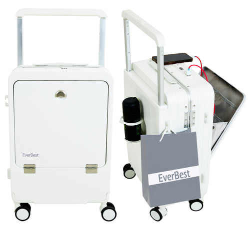 EB White 20 Inch Aluminum Frame With Front open Compartment