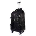 EB EVER BEST-Series Of Bags Four Wheel Laptop Trolley Backpack (Grey- Size 48 cm), Black, M, Casual