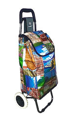 EverBest Foldable Shopping Trolley Bag (Colorful Teddys)