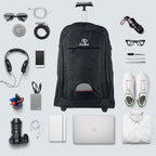 EB EVER BEST-Series Of Bags Laptop Trolley 2 Big Wheel Backpack Luggage Suitcase Compact Business Bag Student Laptop Bag for Men & Women-Black, Black, M, Casual