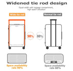 EB White 20 Inch Aluminum Frame With Front open Compartment