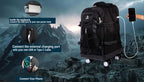 EB EVER BEST-Series Of Bags Four Wheel Laptop Trolley Backpack (Grey- Size 48 cm), Black, M, Casual