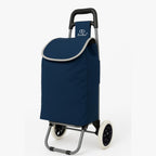 Everbest Shopping Trolley Bag with 2 Wheels | Foldabe and Collapsible | Grocery Bag for Fruits and Vegetables | Removable Luggaage Bag with 38 litres Capacity