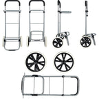 EverBest® Shopping Trolley Bag with Wheels | Grocery, Fruits, Vegetables, Laundry | 45 Litre Capacity (Black)