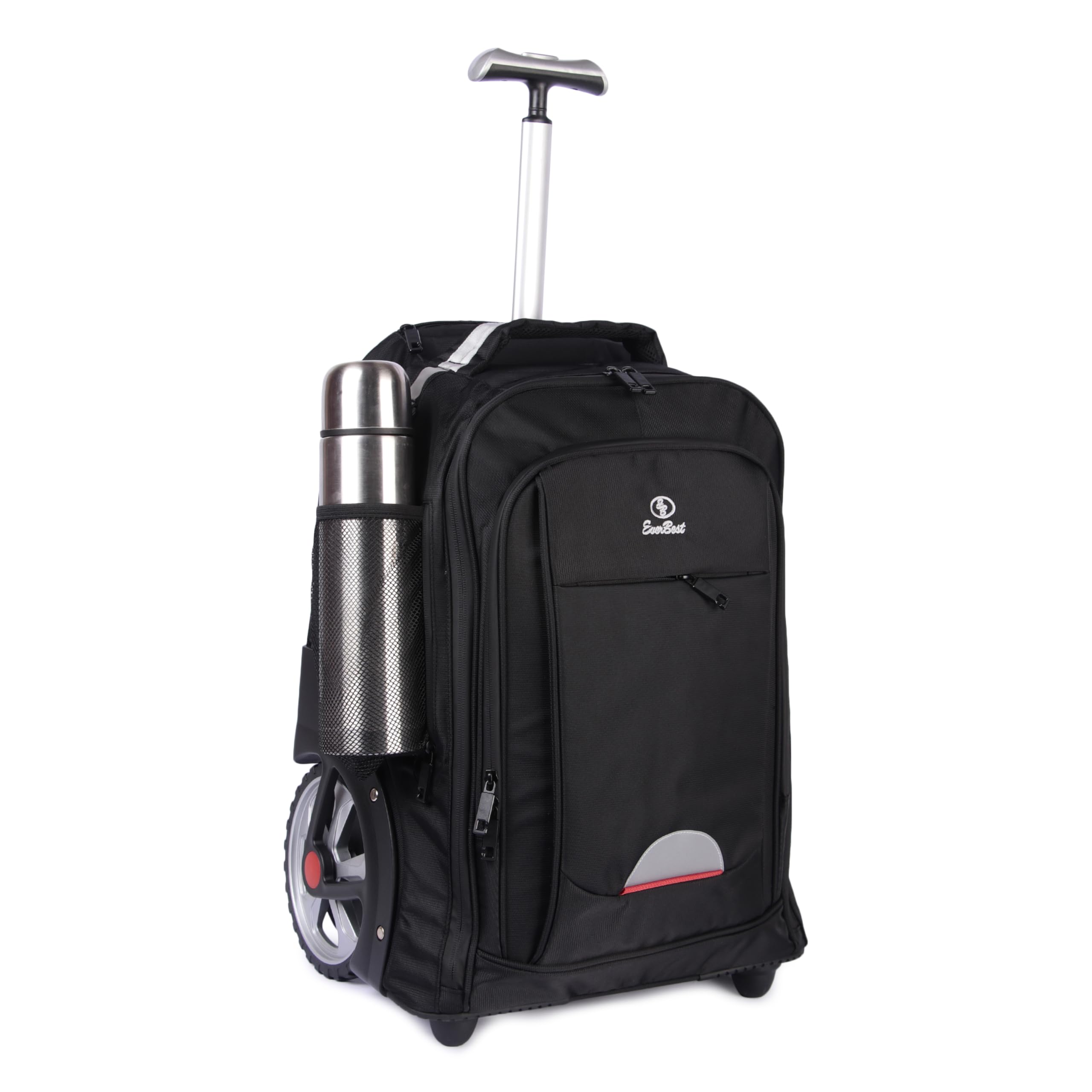 EB EVER BEST-Series Of Bags Laptop Trolley 2 Big Wheel Backpack Luggage Suitcase Compact Business Bag Student Laptop Bag for Men & Women-Black, Black, M, Casual