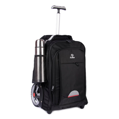 EB EVER BEST-Series Of Bags Laptop Trolley 2 Big Wheel Backpack Luggage Suitcase Compact Business Bag Student Laptop Bag for Men & Women-Black, Black, M, Casual