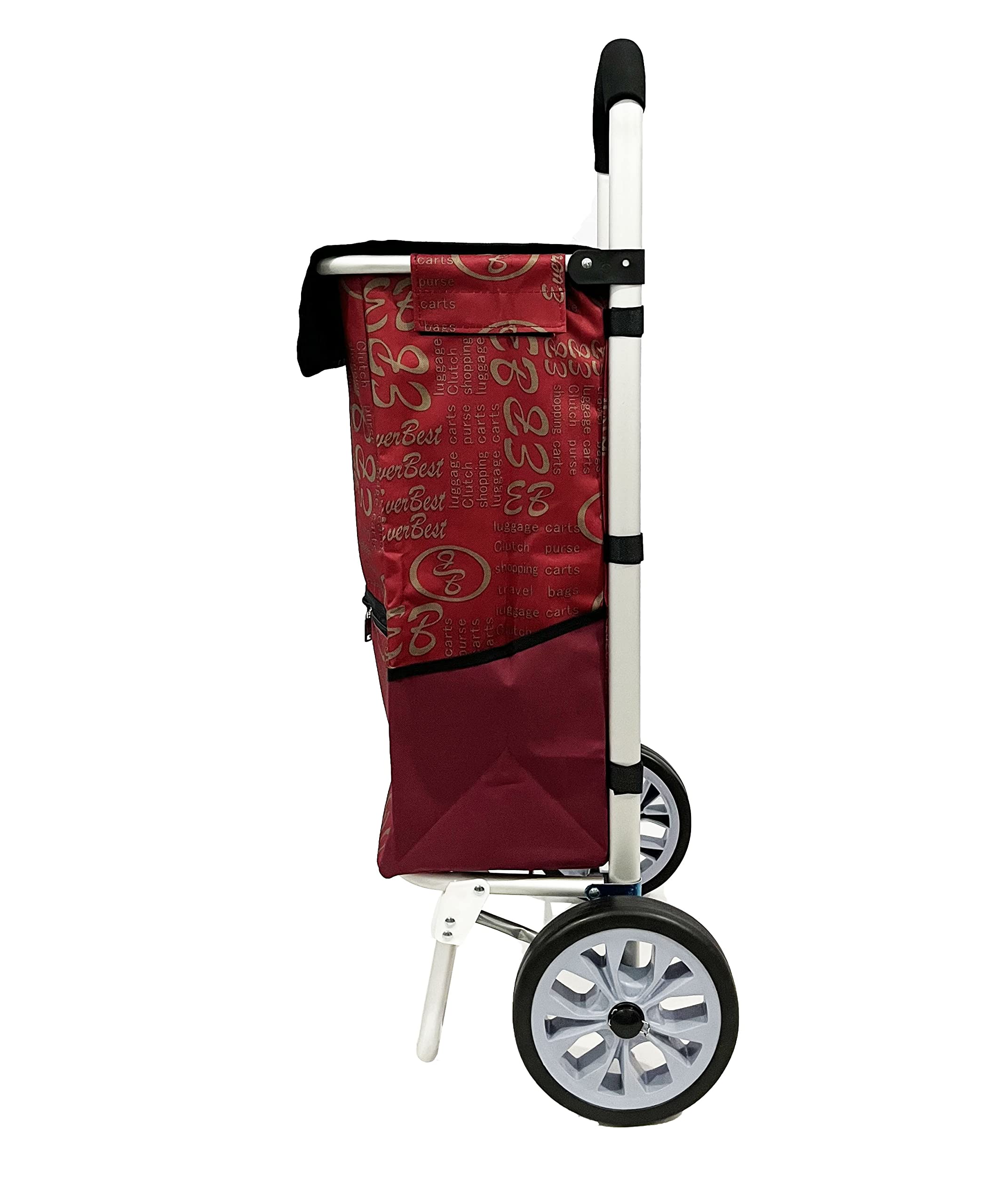 EverBest Jumbo Shopping Trolley Bag (Red)