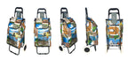 EverBest Foldable Shopping Trolley Bag (Colorful Teddys)