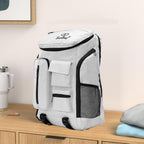 EB EVER BEST-Series Of Bags Travel Laptop Backpack, Business Backpacks with USB Charging Port, Water Resistant Bag for Men & Women, Silver, M, Mordern