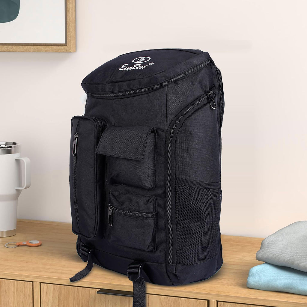EB EVER BEST-Series Of Bags Travel Laptop Backpack, Business Backpacks with USB Charging Port, Water Resistant Bag for Men & Women, Black, M, Mordern