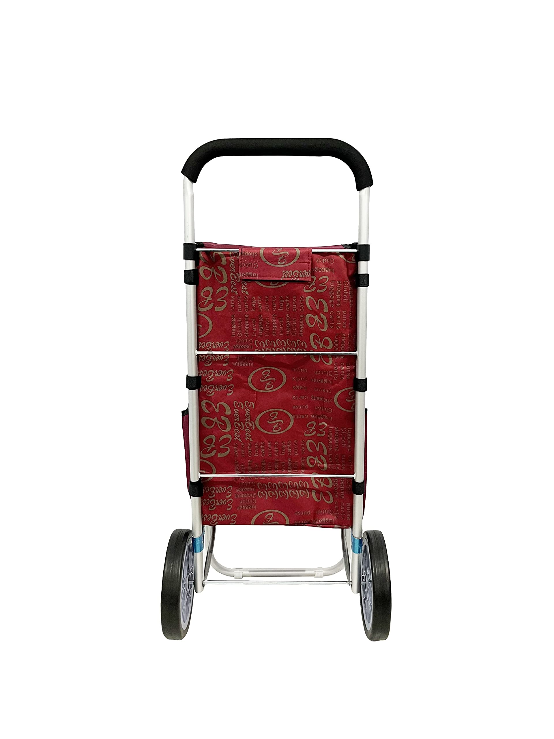EverBest Jumbo Shopping Trolley Bag (Red)