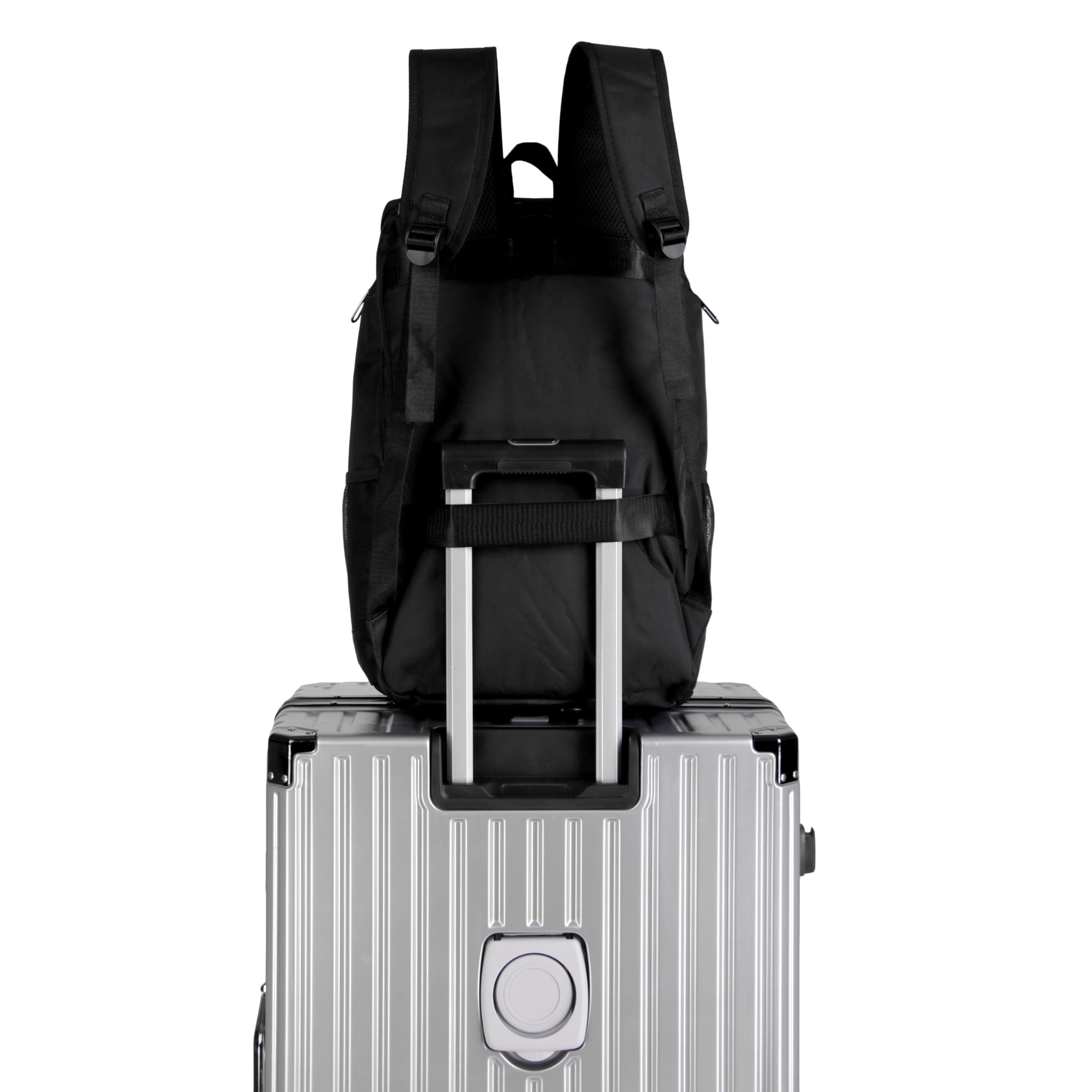 EB EVER BEST-Series Of Bags Travel Laptop Backpack, Business Backpacks with USB Charging Port, Water Resistant Bag for Men & Women, Black, M, Mordern