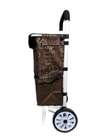 EverBest Jumbo Shopping Trolley Bag (Brown)