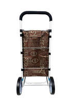 EverBest Jumbo Shopping Trolley Bag (Brown)