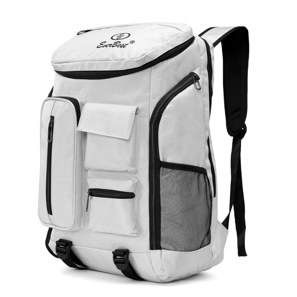 EB EVER BEST-Series Of Bags Travel Laptop Backpack, Business Backpacks with USB Charging Port, Water Resistant Bag for Men & Women, Silver, M, Mordern