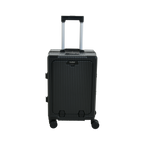EverBest Executive 22 Inch Black Cabin Luggage – Laptop Compartment, USB Port, TSA Lock | Aluminium Frame Polycarbonate Hardside Trolley