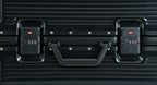EverBest Executive 22 Inch Black Cabin Luggage – Laptop Compartment, USB Port, TSA Lock | Aluminium Frame Polycarbonate Hardside Trolley