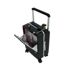 EB Black 22 Inch Aluminum Frame With Front open Compartment