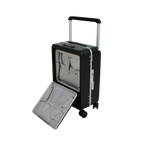 EB Black 22 Inch Aluminum Frame With Front open Compartment