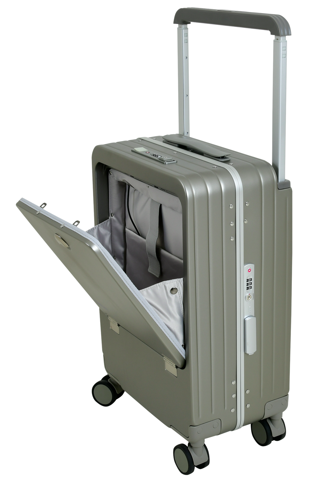 EB Sliver 22 Inch Aluminum Frame With Front open Compartment