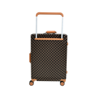 EverBest 22 Inch Zipperless Aluminium Frame Suitcase, 360° Swivel Double Wheel Travel Trolley Bag with TSA Lock Executive Business Luggage