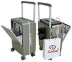 EB Sliver 22 Inch Aluminum Frame With Front open Compartment
