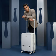 EB White 20 Inch Aluminum Frame With Front open Compartment