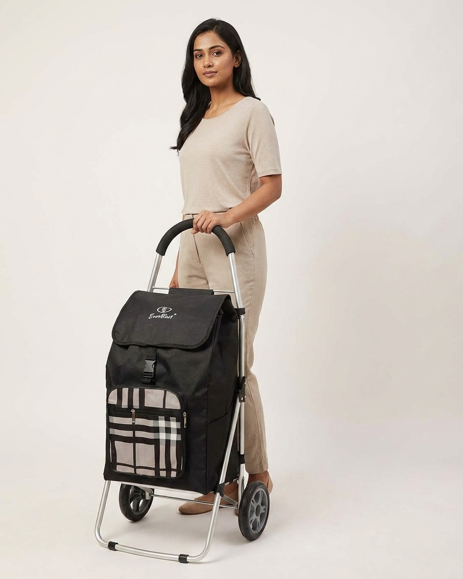 BESTLO EVERBEST® Jumbo Shopping Trolley Bag (Stair Climbing Trolley)