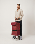 EverBest Jumbo Shopping Trolley Bag (Red)
