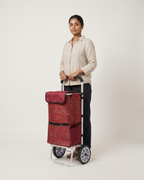 EverBest Jumbo Shopping Trolley Bag (Red)