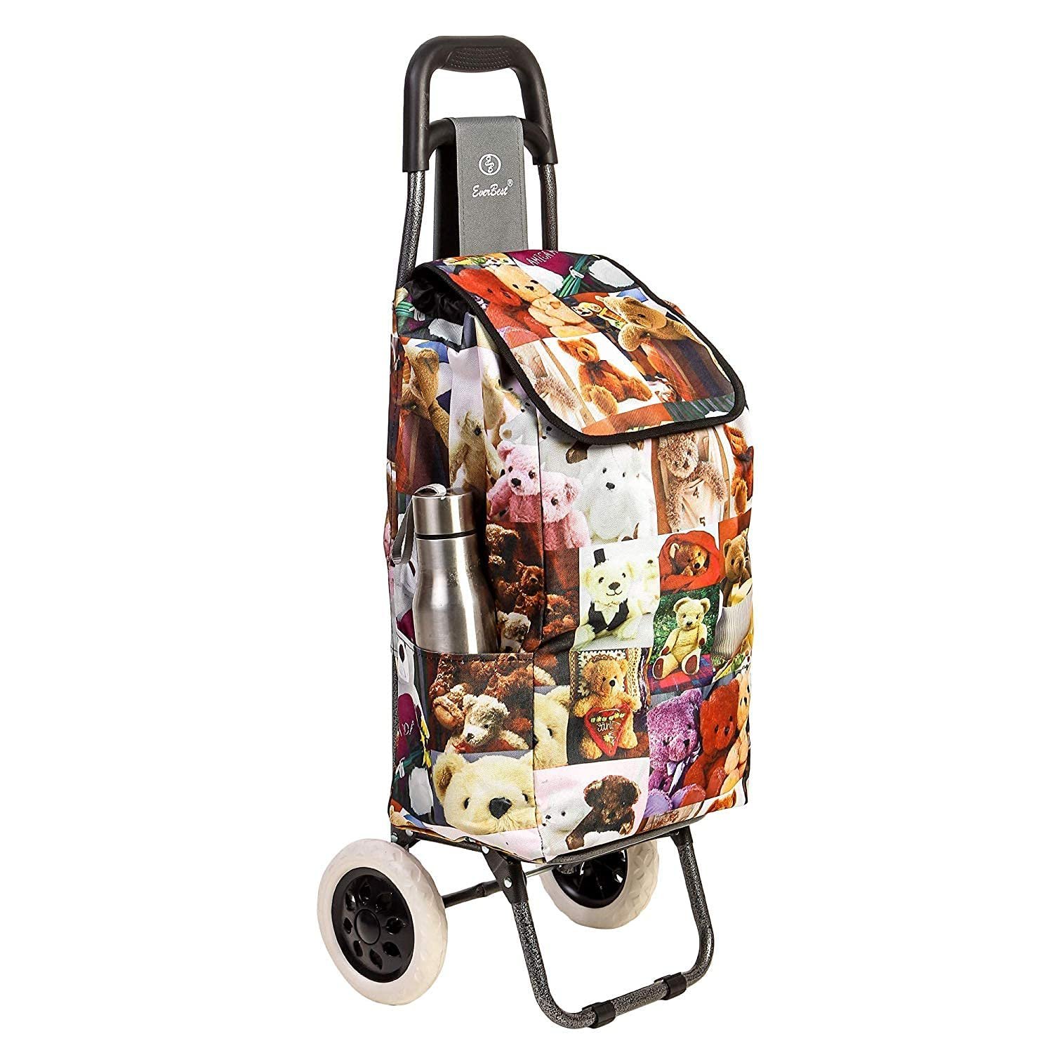 25L Shopping Trolley Lightweight Folding 2 Wheel Cart Luggage Waterproof  Grocery | eBay