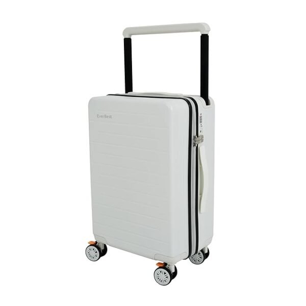 "secure travel suitcase with TSA lock and spinner wheels"